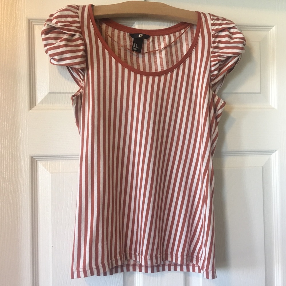 H&M Striped Retro Inspired Top